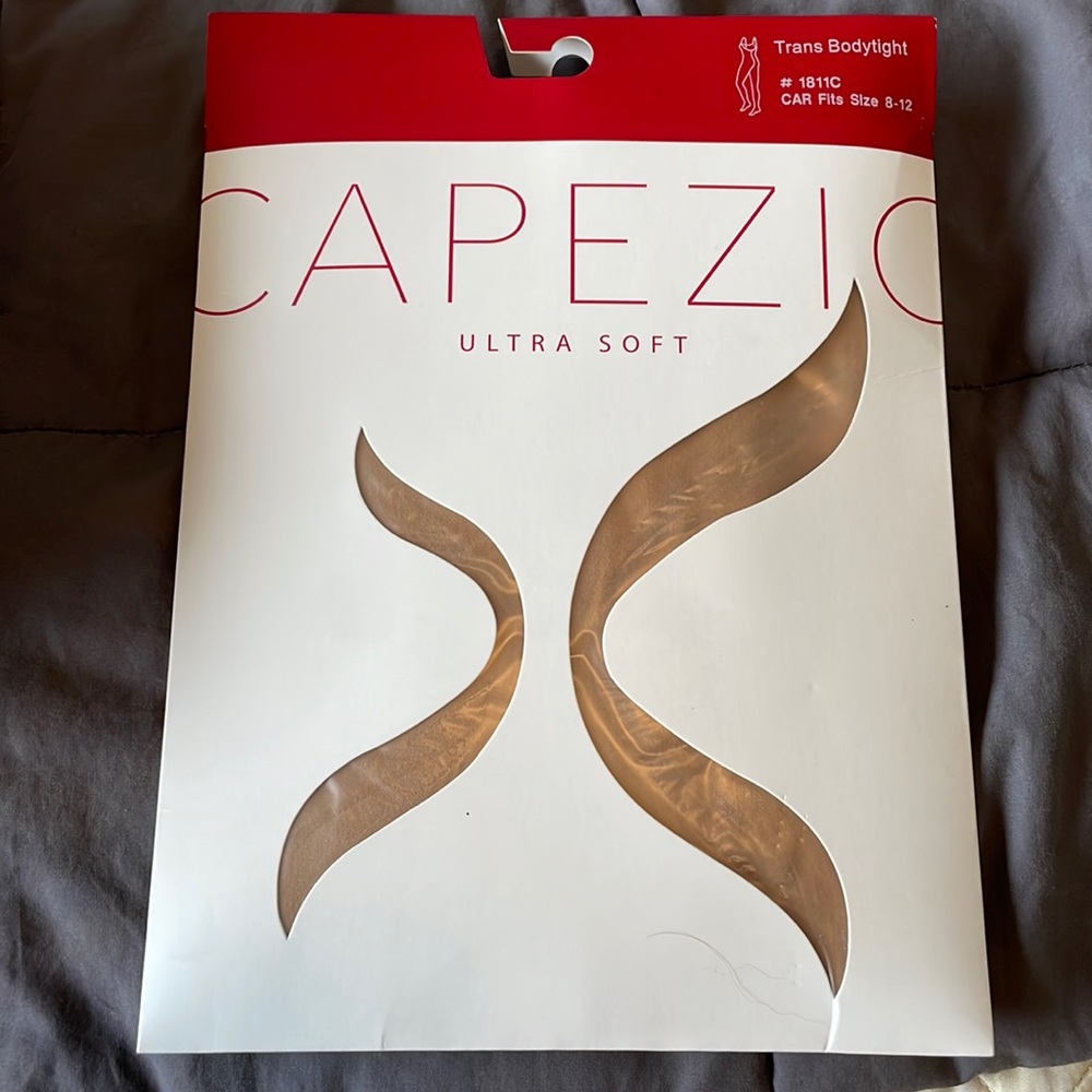 Capezio Bodytight with Clear Adjustable Straps